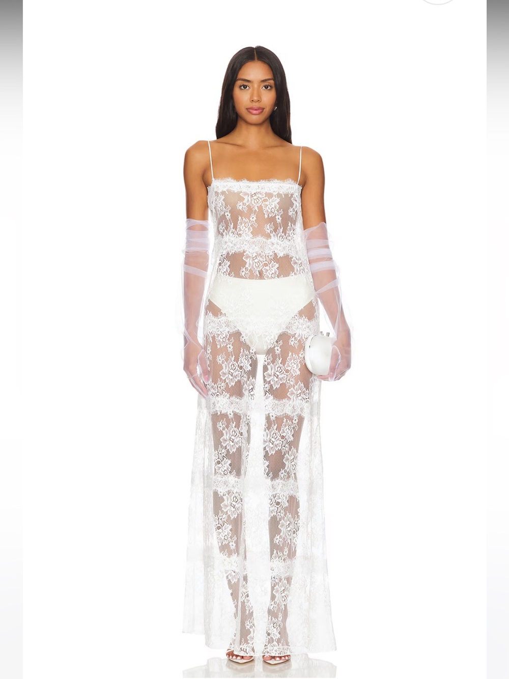 Lovers and Friends x Maggie MacDonald Millie Sheer Maxi Dress